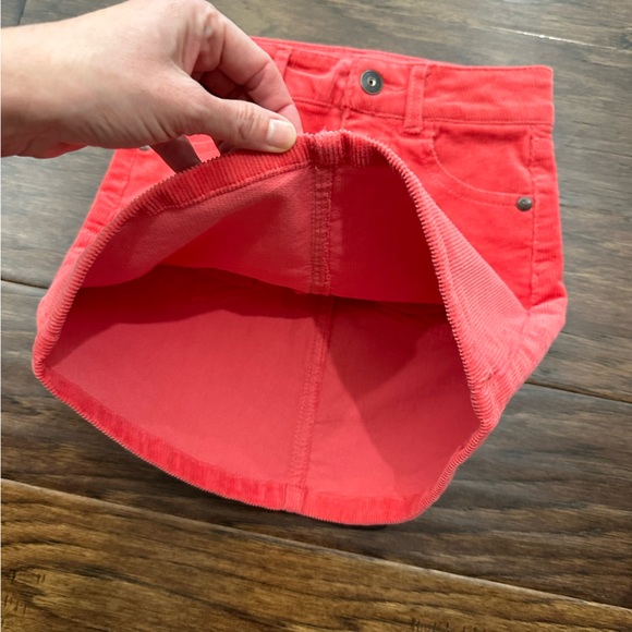 Art Class Corduroy Mini Skirt - Coral S (6/6x) - Picture 5 of 5